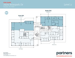 2929 Briarpark Dr, Houston, TX à louer Plan de site– Image 1 sur 1