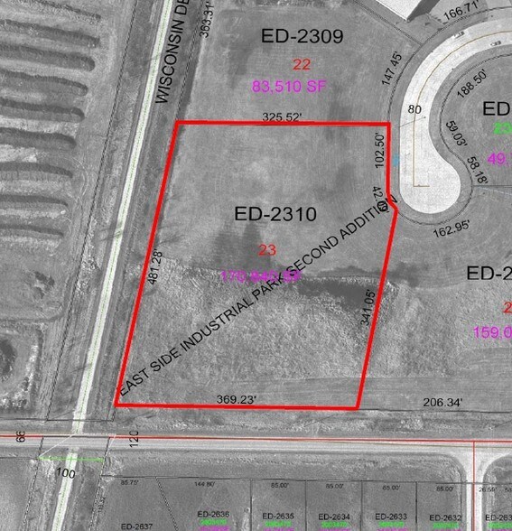 701 Millennium Ct, De Pere, WI à vendre - Aérien – Image 3 sur 5