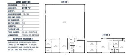 2000 N Dixieland Rd, Rogers, AR à louer Plan d’étage– Image 1 sur 1