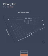 1025 W Sunnyside Ave, Chicago, IL à louer Plan d’étage– Image 1 sur 1