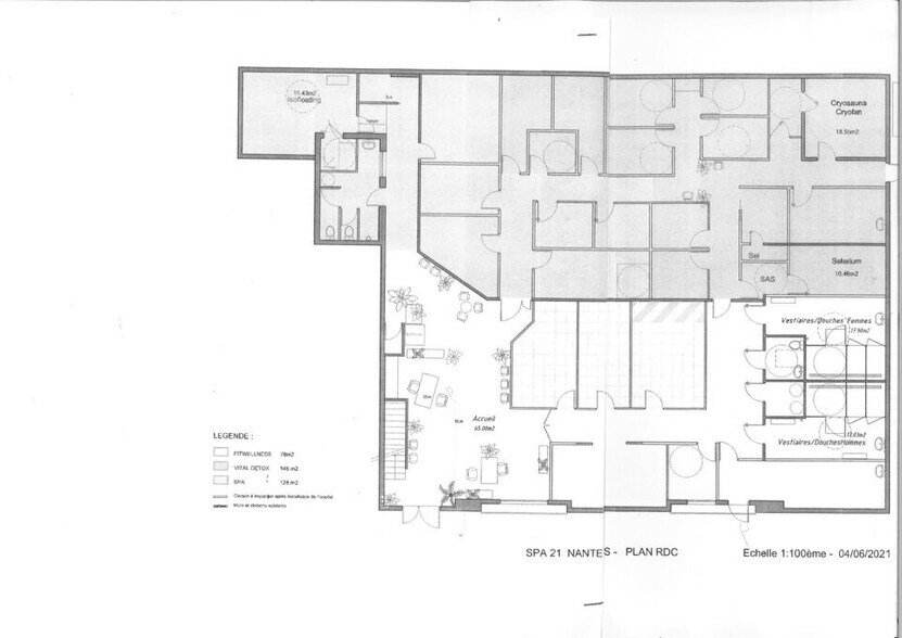 Local d’activités dans Saintsebastien Sur Loire à louer - Plan d’étage – Image 3 sur 4