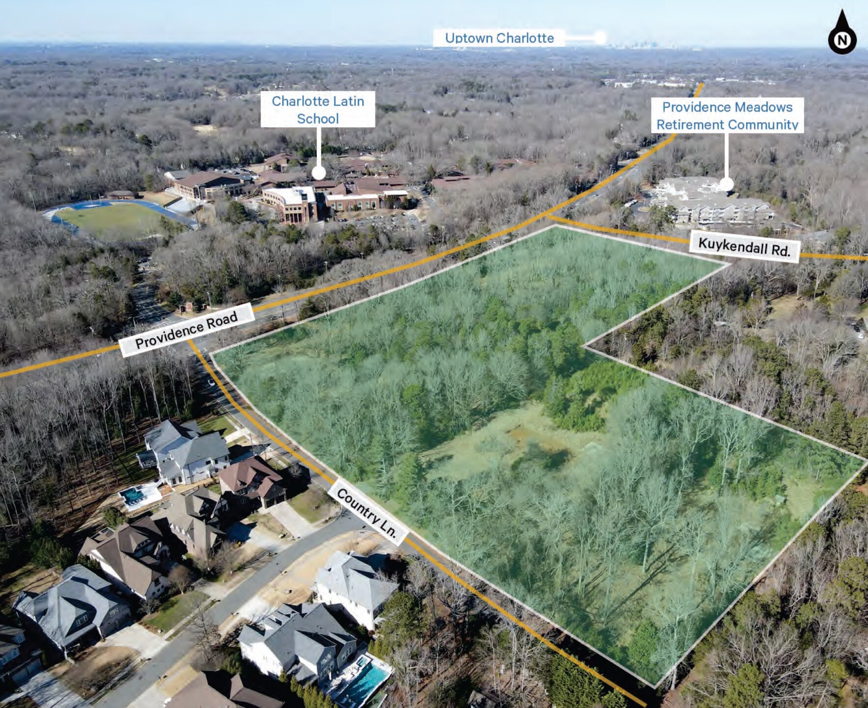 9631 Providence Rd, Charlotte, NC à vendre Aérien– Image 1 sur 3