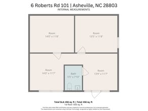 6 Roberts Rd, Asheville, NC à louer Plan d’étage type– Image 1 sur 10