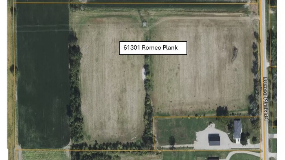 61301 Romeo Plank rd, Ray, MI à vendre - Aérien – Image 2 sur 2
