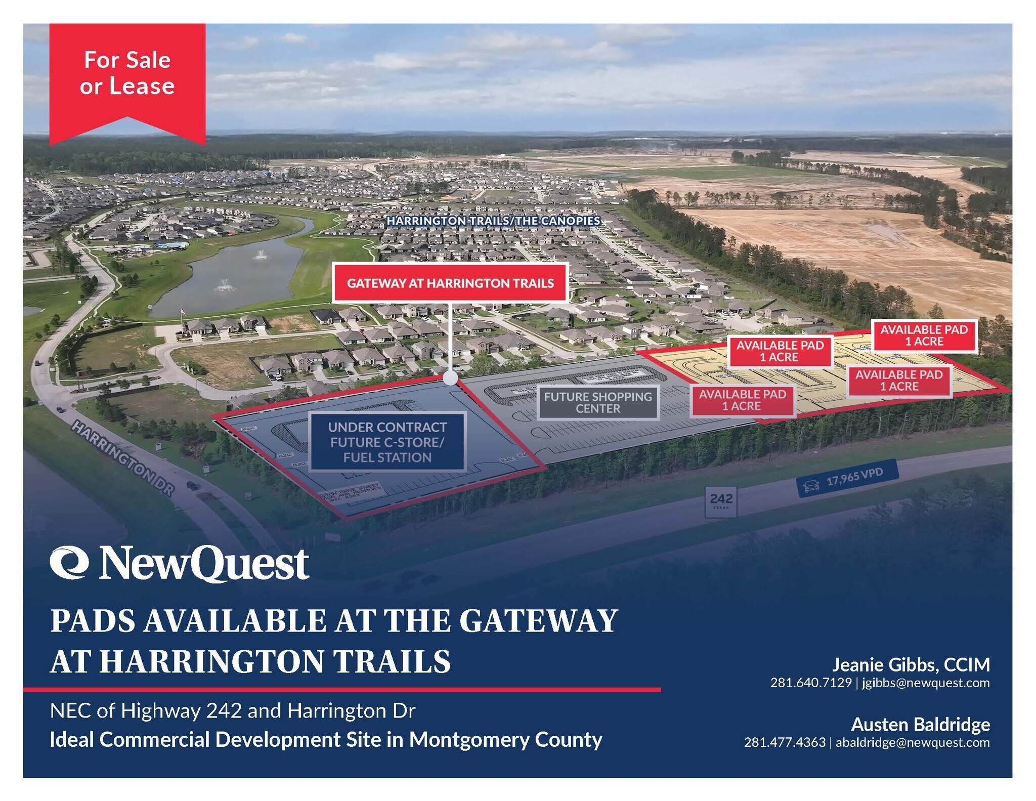 NEC of Highway 242 and Harrington Dr, New Caney, TX à louer Photo de l’immeuble– Image 1 sur 6