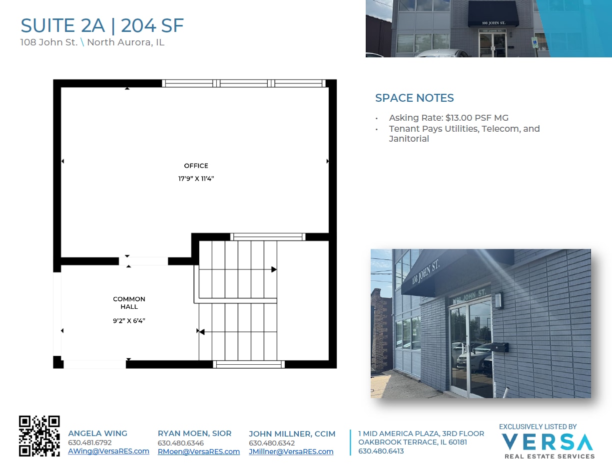 108 John St, North Aurora, IL à vendre Plan d’étage– Image 1 sur 2