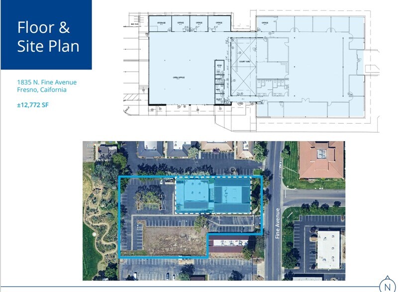 1835 N Fine Ave, Fresno, CA à vendre - Plan d’étage – Image 2 sur 3