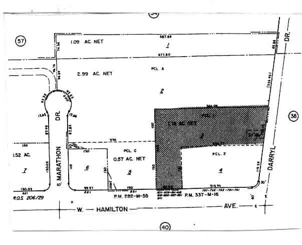 801-831 W Hamilton Ave, Campbell, CA à louer - Plan cadastral – Image 2 sur 5