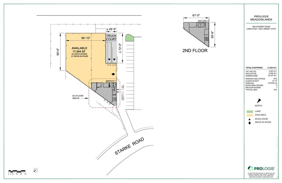 368 Starke Rd, Carlstadt, NJ à louer - Plan de site – Image 3 sur 3