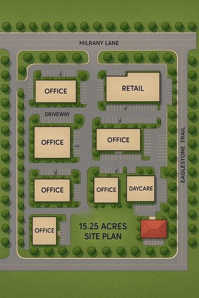 Corner of Milrany Ln and Eaglestone Trl ln, Melissa, TX à vendre - Plan de site – Image 2 sur 8