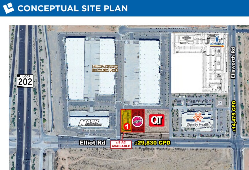 9014 Elliot Road, Mesa, AZ à louer - Photo de l’immeuble – Image 2 sur 3