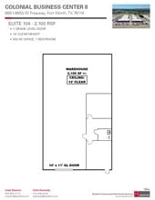 8851 West Fwy, Fort Worth, TX à louer Plan d’étage– Image 1 sur 1