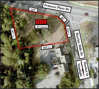 Plus de détails pour 3943 Princess Place Drive, Wilmington, NC - Terrain à vendre