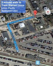 111 North Ave, Barrington, IL - Vue aérienne vue de carte