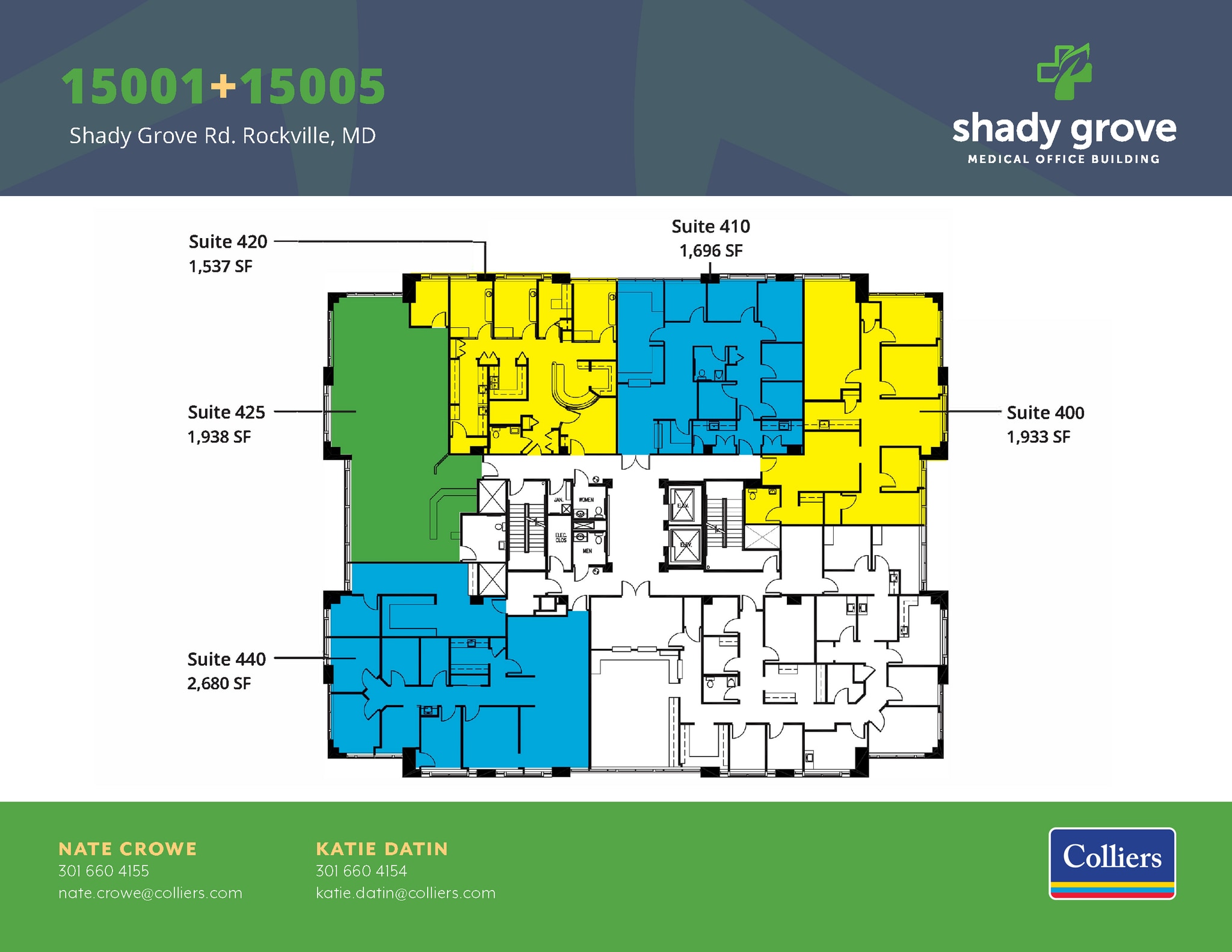 15005 Shady Grove Rd, Rockville, MD à louer Plan d’étage– Image 1 sur 1