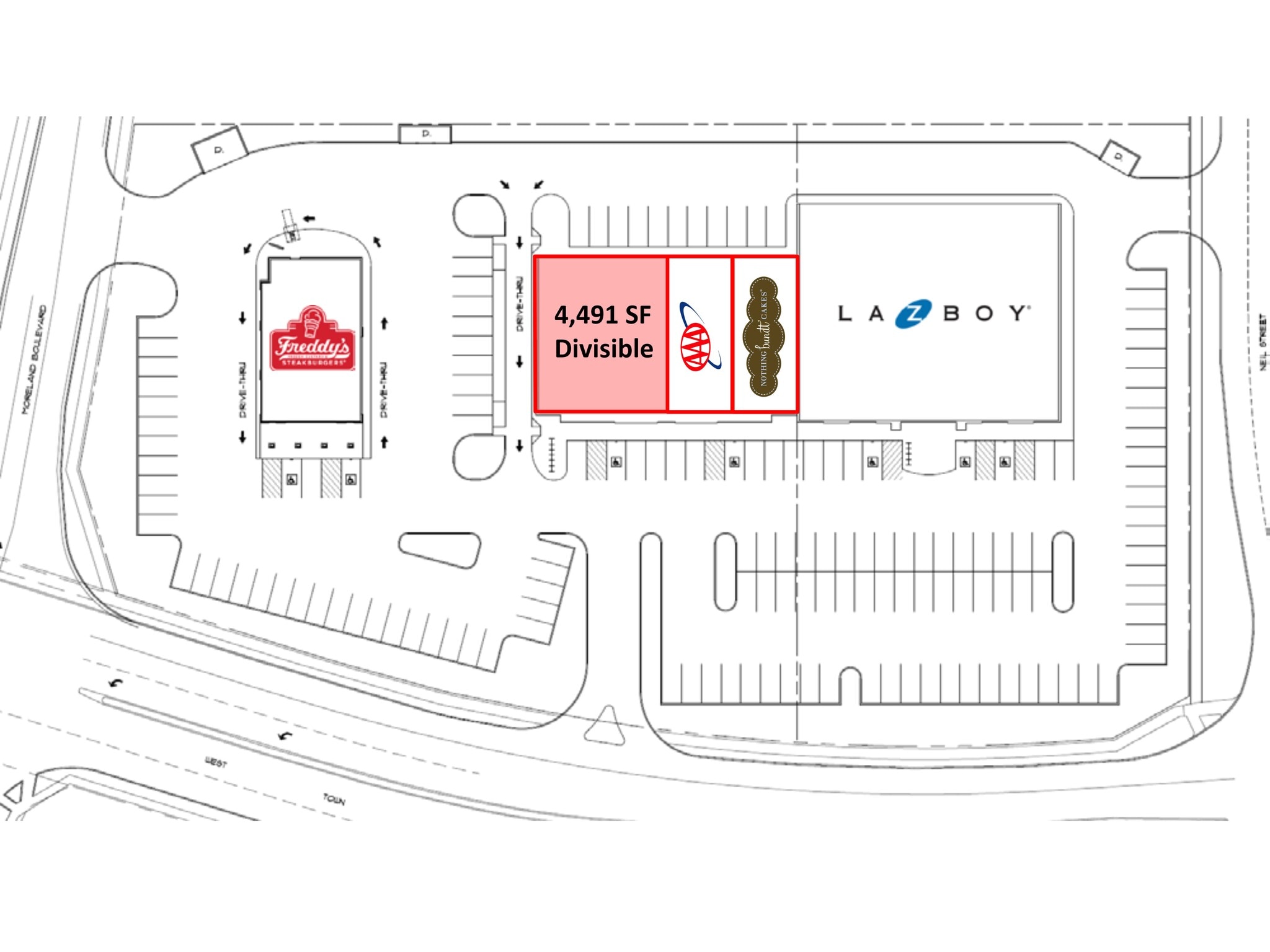408 W Town Center Blvd, Champaign, IL à louer Plan de site– Image 1 sur 6