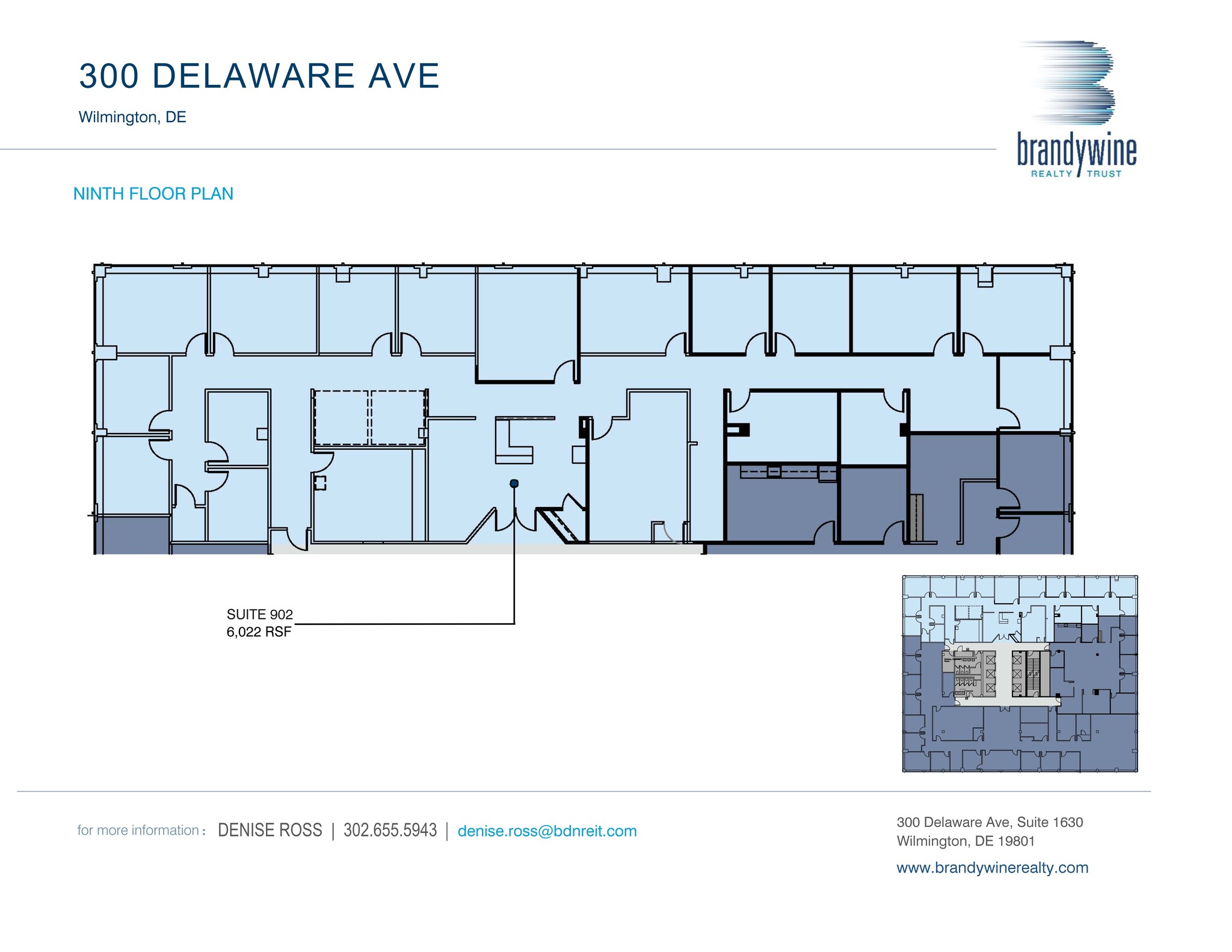 300 Delaware Ave, Wilmington, DE à louer Plan de site– Image 1 sur 1