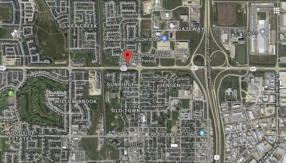 3 Stonegate Dr NW, Airdrie, AB à louer - Aérien – Image 2 sur 6