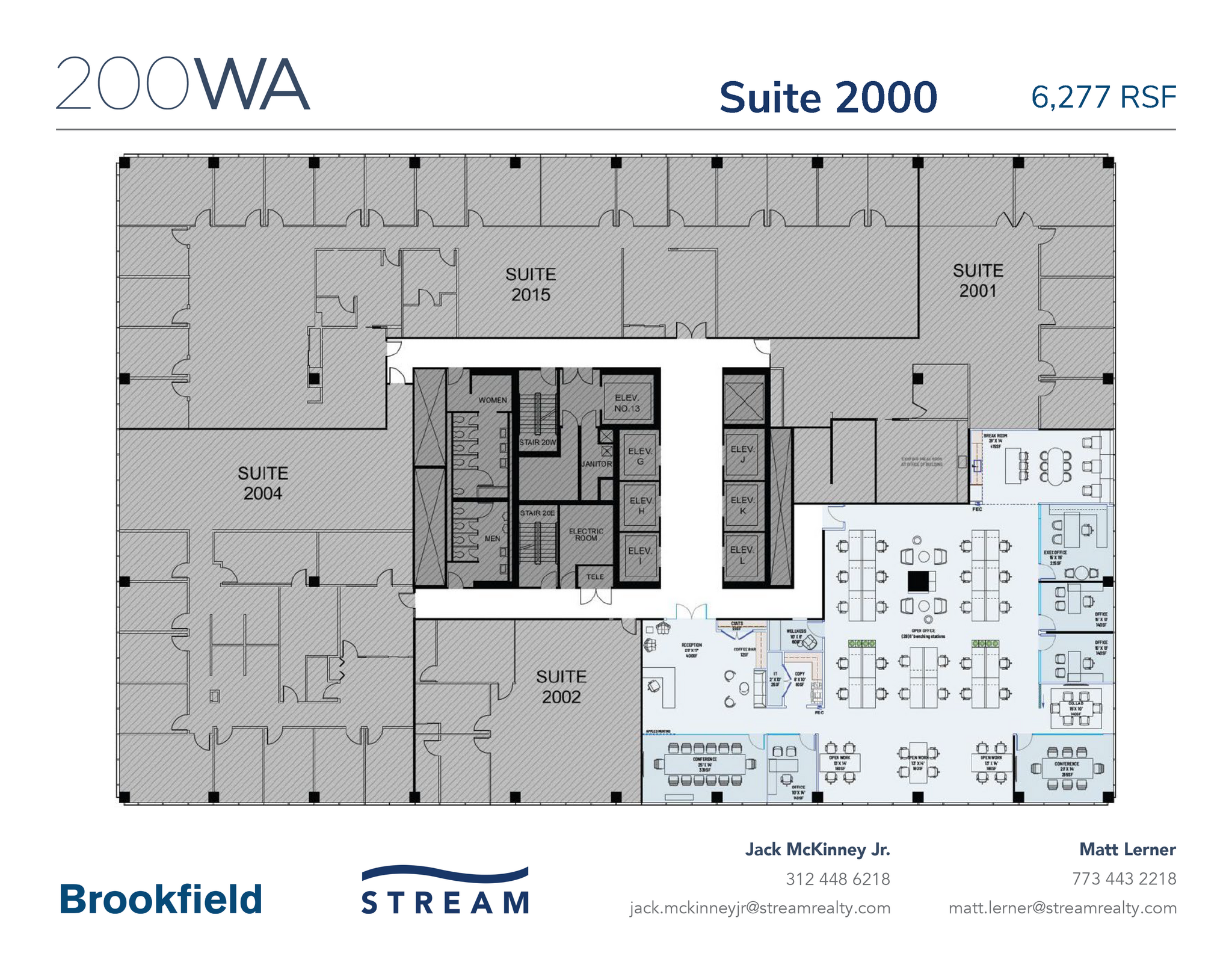 200 W Adams St, Chicago, IL à louer Plan d’étage– Image 1 sur 1