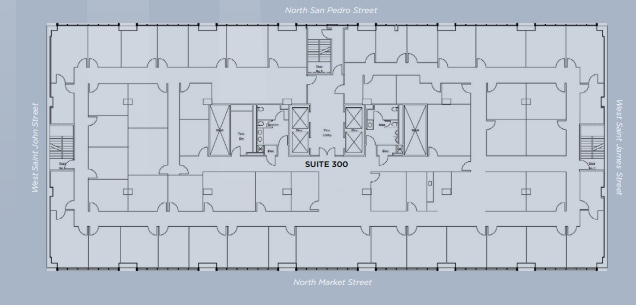 111 W Saint John St, San Jose, CA à louer Plan d’étage– Image 1 sur 1