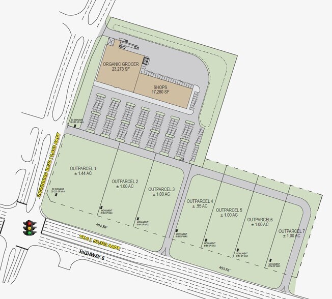 TX Highway 6 Hwy, Missouri City, TX à louer - Plan de site – Image 1 sur 3