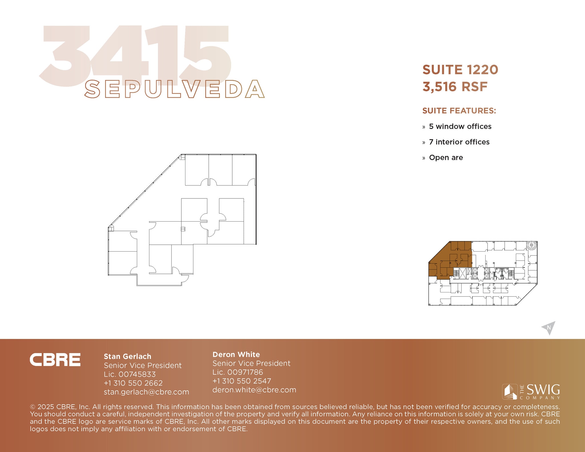 3415 S Sepulveda Blvd, Los Angeles, CA à louer Plan d’étage– Image 1 sur 1