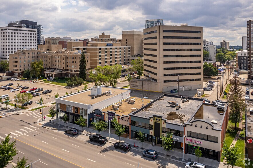 11215-11219 Jasper Ave NW, Edmonton, AB à louer - Aérien – Image 3 sur 3
