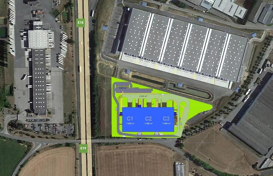 Industriel/Logistique dans Roye à louer - Plan de site – Image 2 sur 6