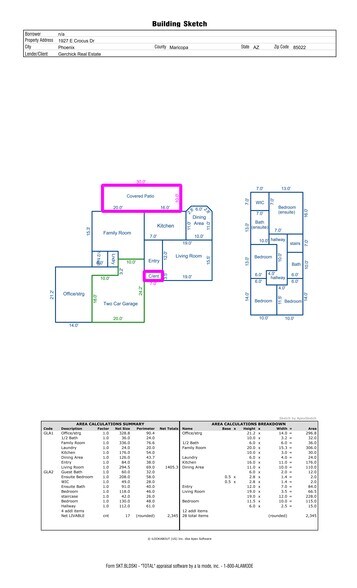 1927 E Crocus Dr, Phoenix, AZ à louer - Plan de site – Image 1 sur 49