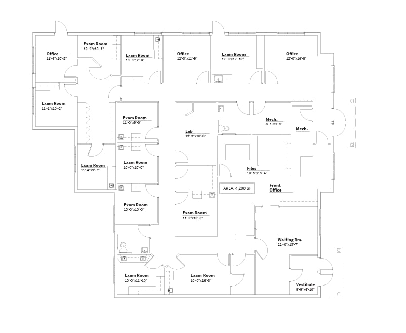 7511-7551 Fredle Dr, Concord Township, OH à louer Plan d’étage– Image 1 sur 1