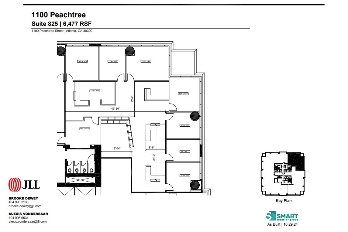 1100 Peachtree St Ne, Atlanta, GA à louer Plan d’étage– Image 1 sur 1