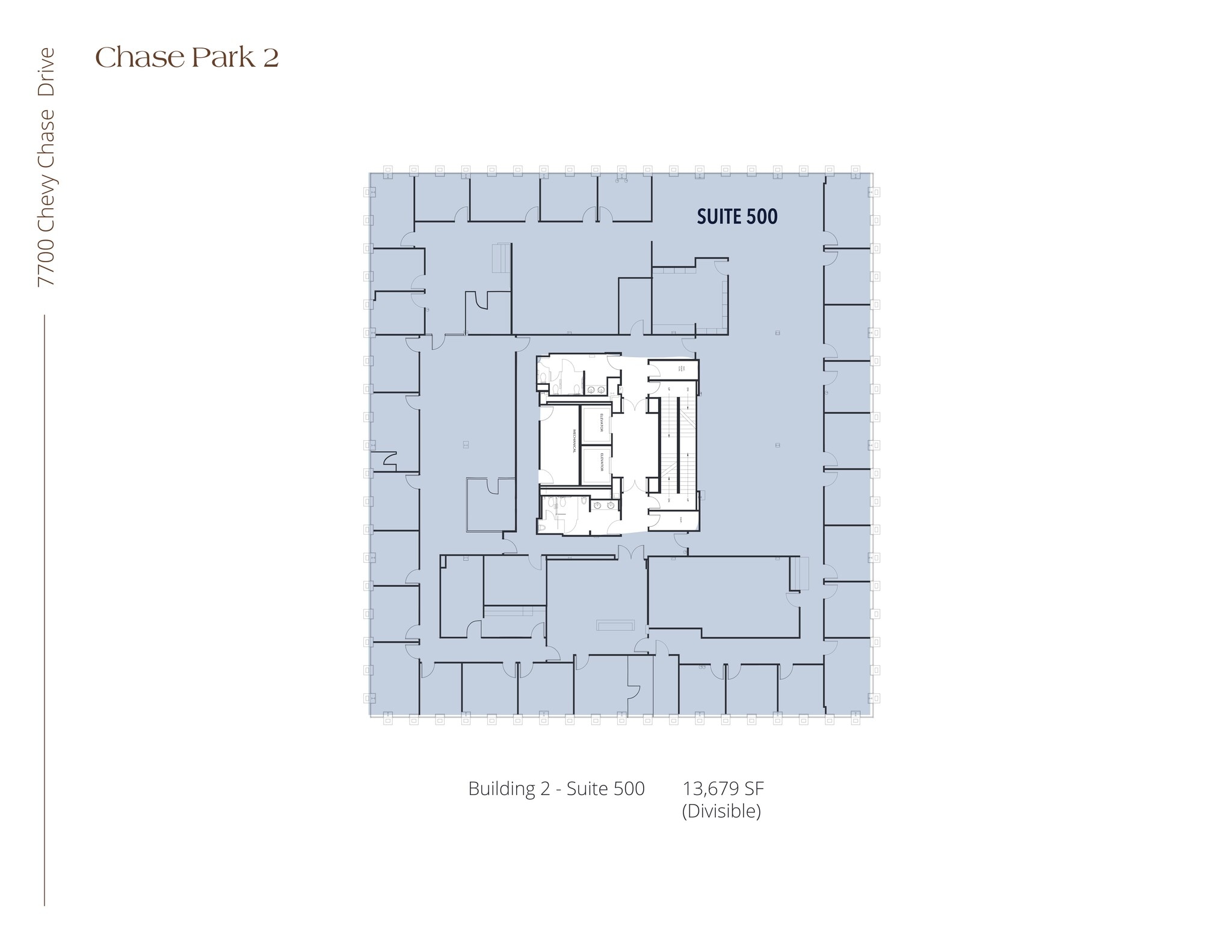 7700 Chevy Chase Dr, Austin, TX à louer Plan de site– Image 1 sur 1