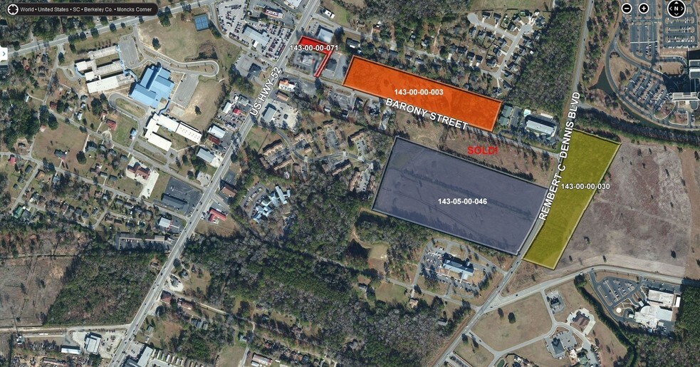 Rembert C Dennis Blvd, Moncks Corner, SC à vendre - Photo principale – Image 1 sur 5