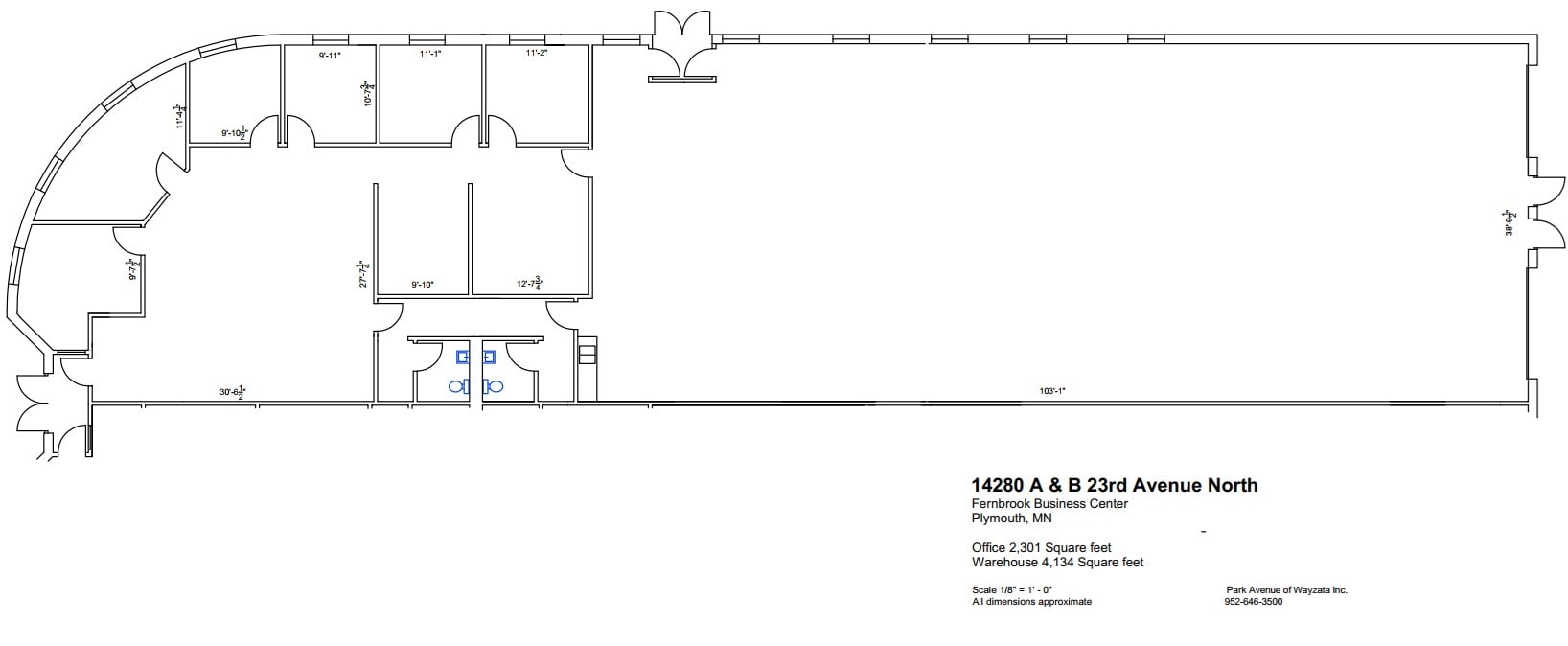 14200-14280 N 23rd Ave, Plymouth, MN à louer Plan d’étage– Image 1 sur 1