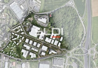 819 Route Du Mas-Rillier, Rillieux-la-Pape, RHO - Vue aérienne  vue de carte