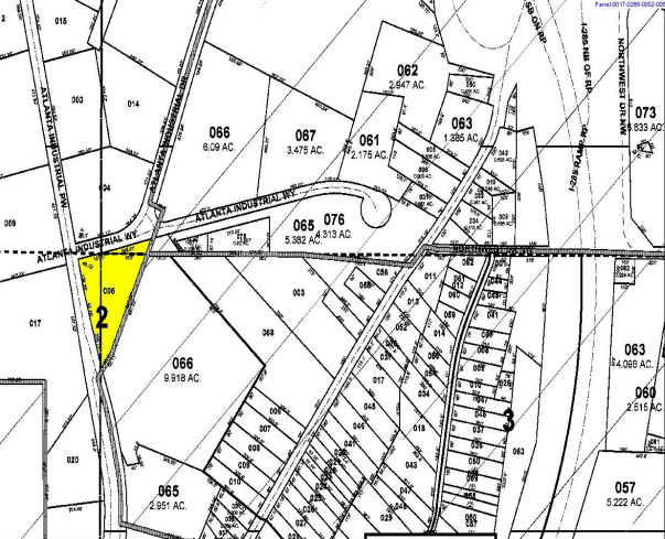 3471 Atlanta Industrial Pky, Atlanta, GA à vendre - Plan cadastral – Image 3 sur 8