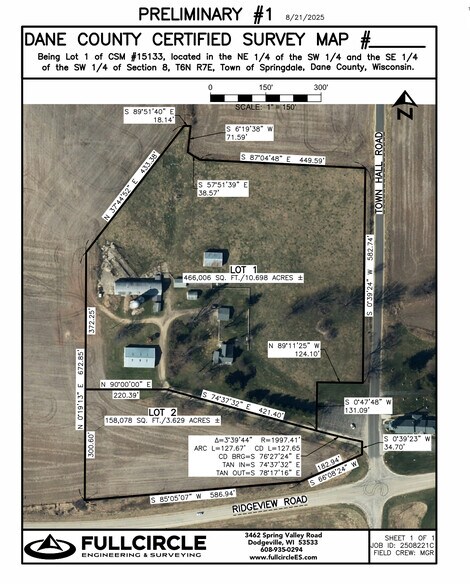 2749 Town Hall Rd, Mount Horeb, WI à vendre - Photo de l’immeuble – Image 2 sur 2