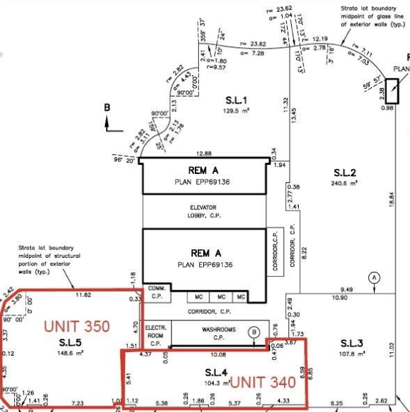 320 Granville St, Vancouver, BC V6B 0G5 - Lot 340 -  - Plan d’étage - Image 1 of 7