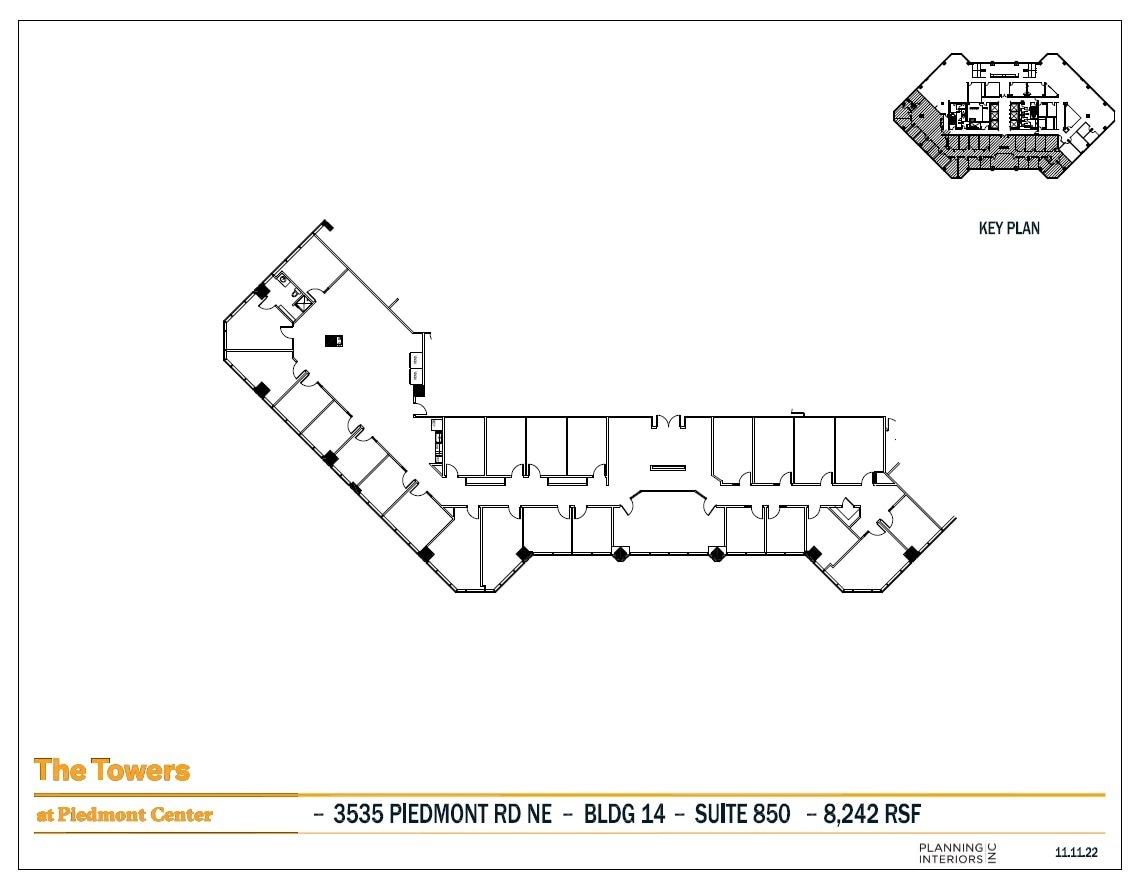 3495 Piedmont Rd NE, Atlanta, GA à louer Plan d’étage– Image 1 sur 1