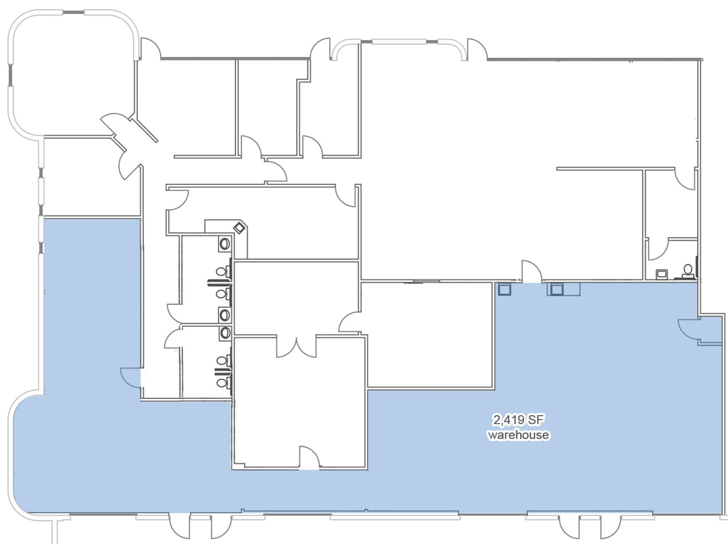6100 NW 2nd St, Oklahoma City, OK à louer Plan d’étage– Image 1 sur 2