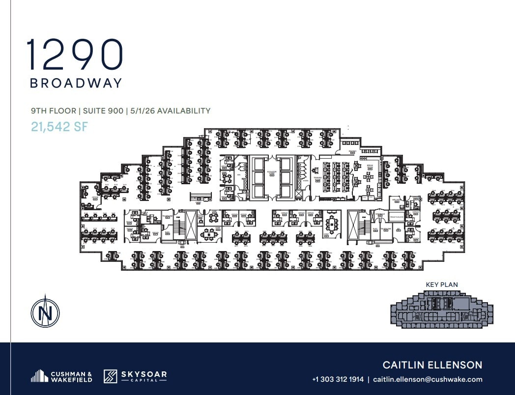 1290 Broadway, Denver, CO à louer Plan d’étage– Image 1 sur 1