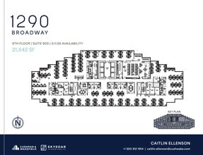 1290 Broadway, Denver, CO à louer Plan d’étage– Image 1 sur 1