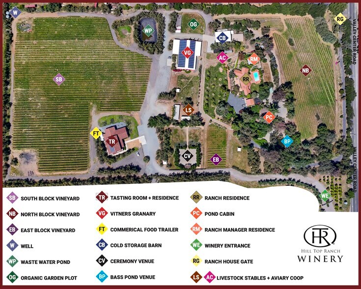 Hill Top Ranch and Winery portefeuille de 2 biens à vendre sur LoopNet.fr - Plan de site – Image 2 sur 43