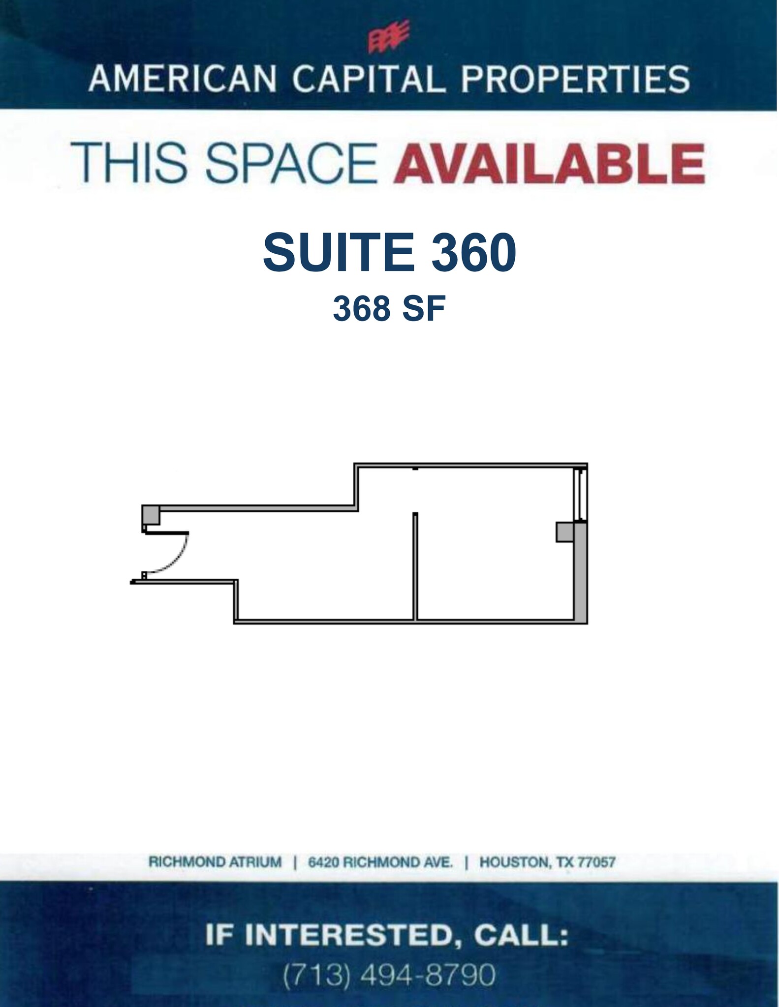 6420 Richmond Ave, Houston, TX à louer Plan de site– Image 1 sur 1
