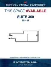 6420 Richmond Ave, Houston, TX à louer Plan de site– Image 1 sur 1