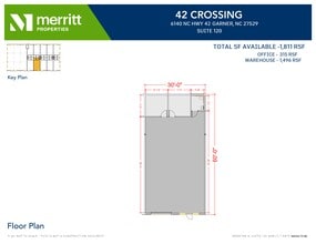 6100 NC Highway 42 W, Garner, NC à louer Plan de site– Image 2 sur 4