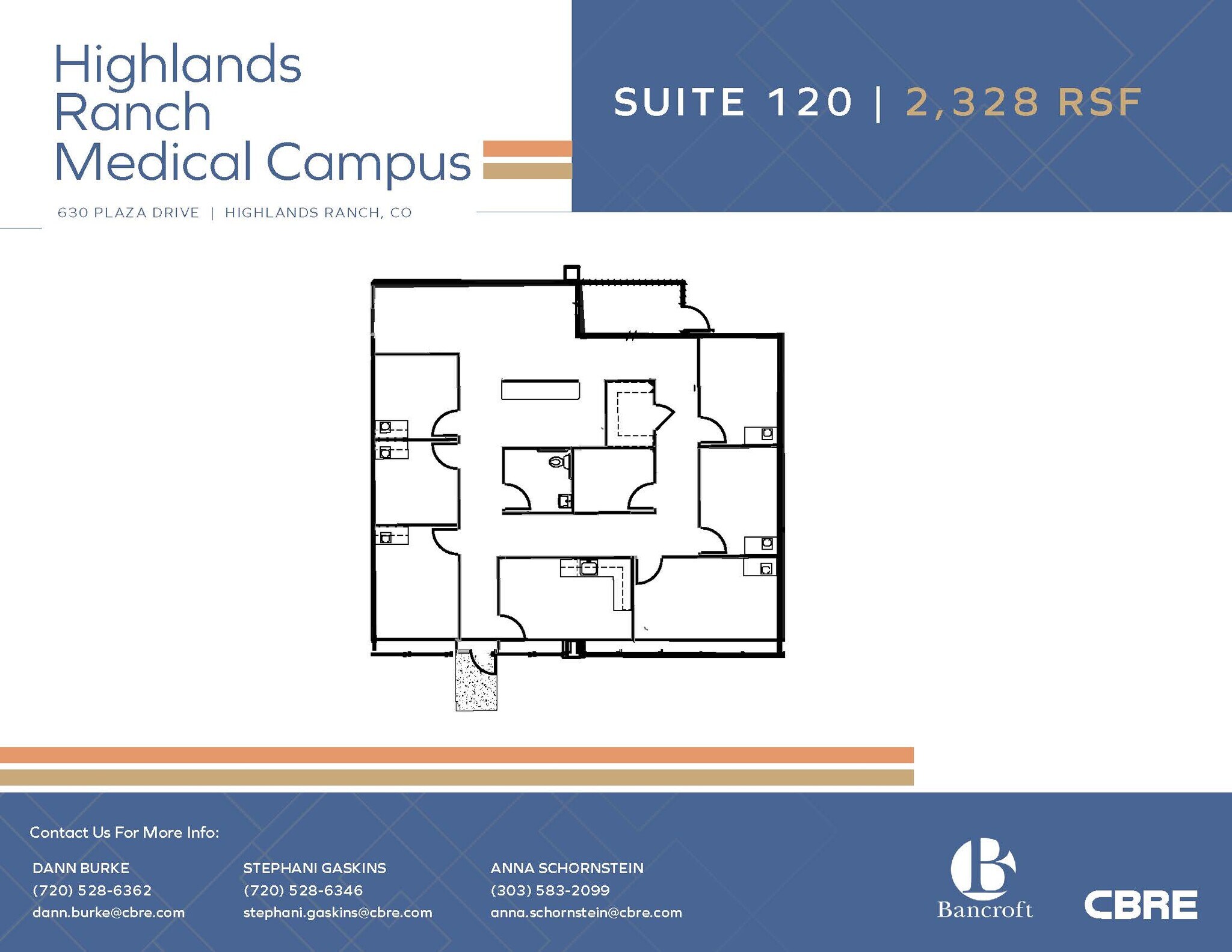 630 Plaza Dr, Highlands Ranch, CO à louer Plan d’étage– Image 1 sur 1
