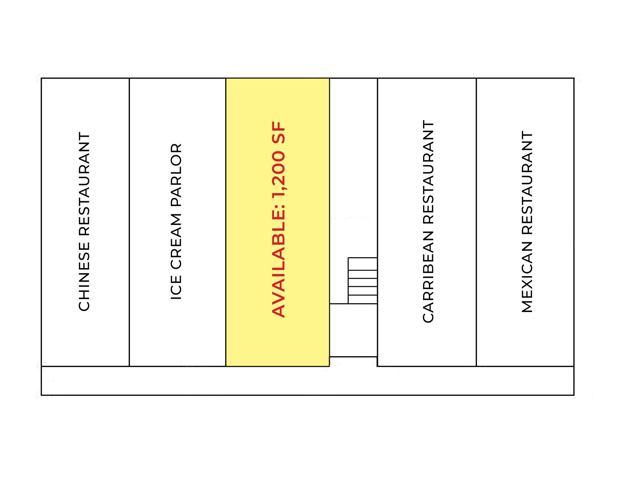 707 Pulaski Hwy, Bear, DE à louer Plan d’étage– Image 1 sur 1