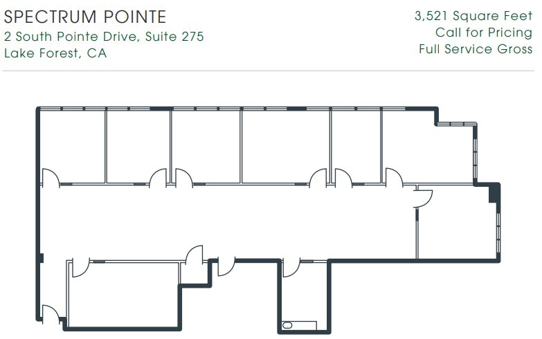 2 South Pointe Dr, Lake Forest, CA à louer Plan d’étage– Image 1 sur 1