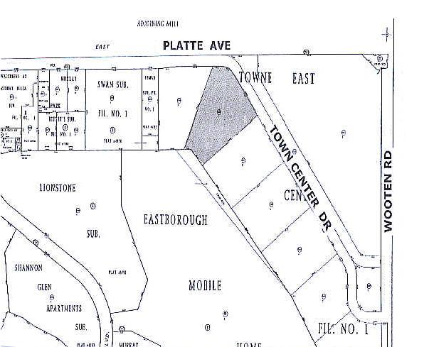 4625 Town Center Dr, Colorado Springs, CO à vendre - Plan cadastral – Image 2 sur 5